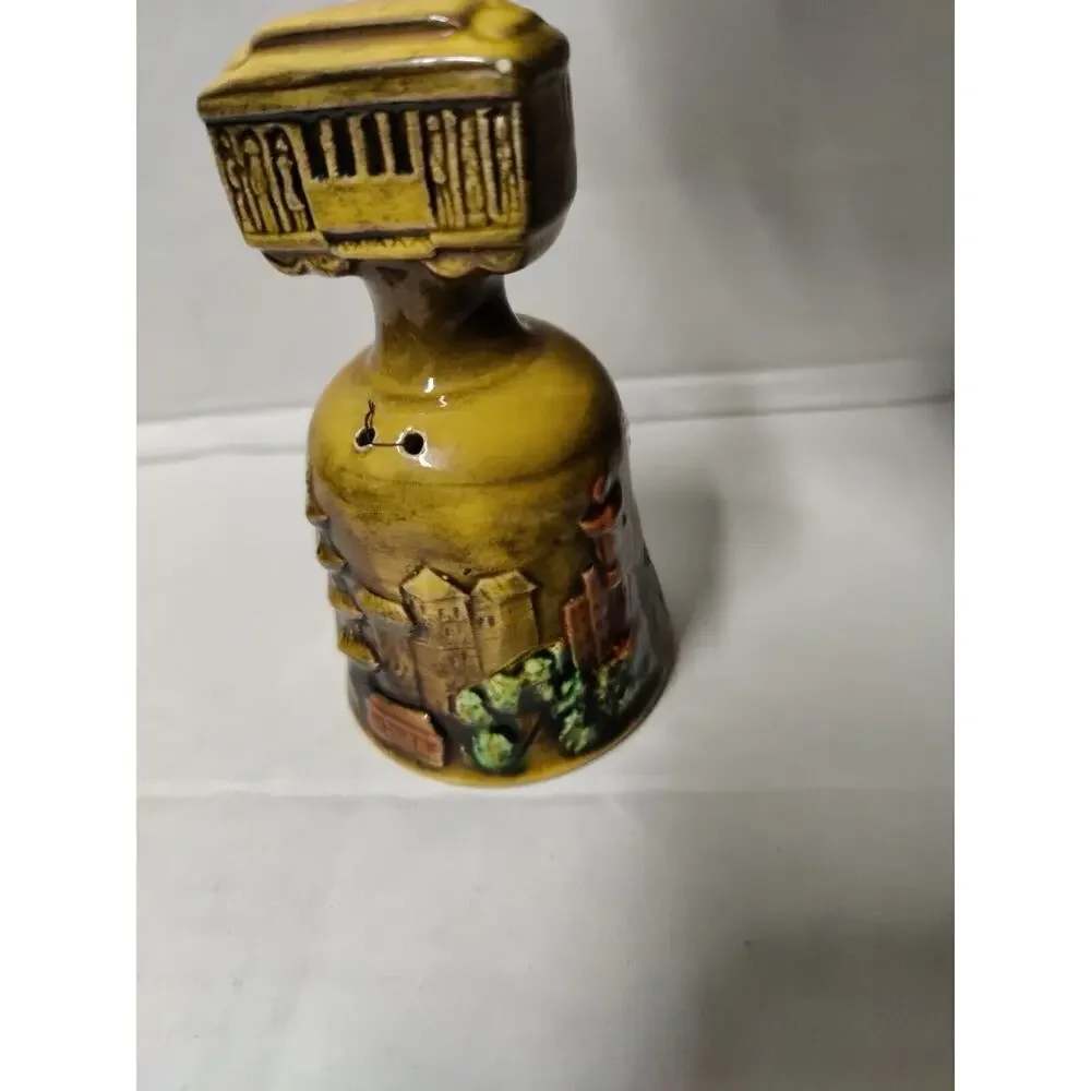 Vtg San Francisco California Souvenir Mini Bell SNCO Japan Trolley Chime Missing